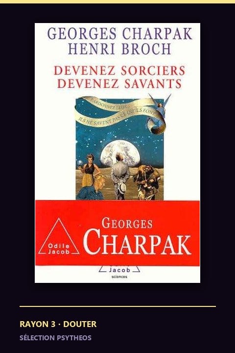 Couverture de Devenez sorciers, devenez savants de Georges Charpak et Henri Broch, Odile Jacob