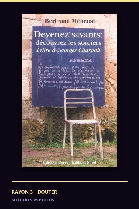 Devenez savants : découvrez les sorciers de Bertrand Méheust, éditions Dervy